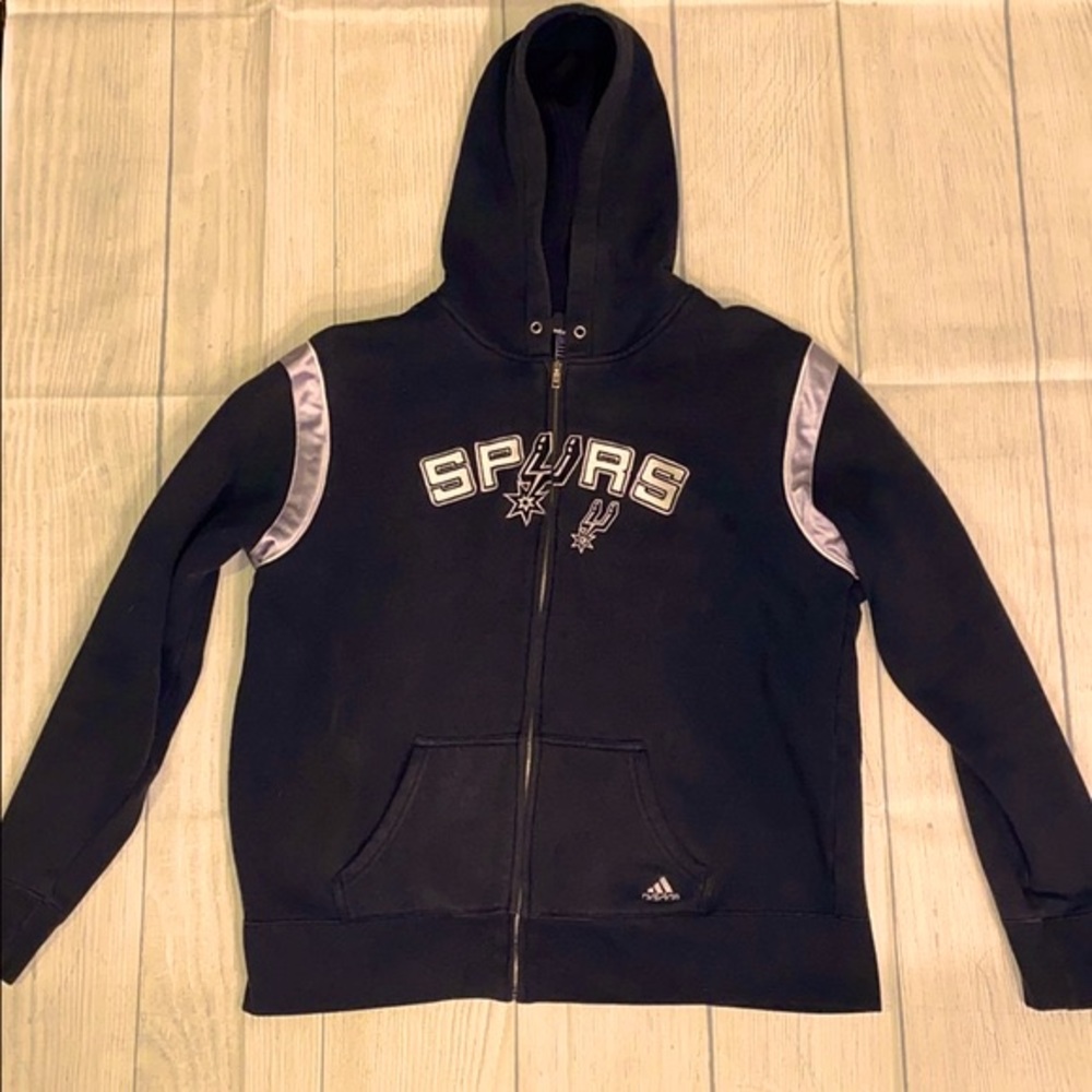 NBA San Antonio Spurs Adidas Zip Up Hoodie